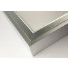 2078 13 stmivatelny stribrny led panel s rameckem 300x300mm 18w denni bila