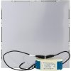 Stmívatelný stříbrný LED panel s rámečkem 300x300mm 18W denní bílá