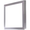 Stmívatelný stříbrný LED panel s rámečkem 300x300mm 18W denní bílá