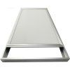 2081 14 stmivatelny stribrny led panel s rameckem 300x600mm 24w denni bila