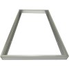 Stmívatelný stříbrný LED panel s rámečkem 300x600mm 24W denní bílá