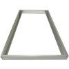 2086 13 stmivatelny stribrny led panel s rameckem 600x1200mm 72w tepla bila
