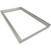 2086 15 stmivatelny stribrny led panel s rameckem 600x1200mm 72w tepla bila