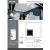 Bílý podhledový LED panel 600x600mm 40W FRAME denní bílá