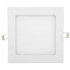 Bílý vestavný LED panel 166x166mm 12W denní bílá 24V
