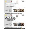 214553 5 led hranate stropni svitidlo s ovladacem indi 70w multicolor