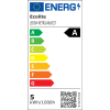 214658 led zarovka 5w retro a60 tepla bila