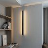 Černé LED moderní nástěnné svítidlo strip Z 60cm/8cm (Barva světla Denní bílá, Stmívatelnost Nestmívatelný, Výkon 19W)