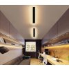 Černé LED moderní nástěnné svítidlo strip Z 60cm/8cm