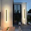 Černé LED moderní nástěnné svítidlo strip P 60cm/8cm (Barva světla Denní bílá, Stmívatelnost Nestmívatelný, Výkon 19W)
