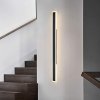 Černé LED moderní nástěnné svítidlo strip P 100cm/8cm (Barva světla Teplá bílá, Stmívatelnost Nestmívatelný, Výkon 30W)