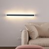 Černé LED moderní nástěnné svítidlo strip P 100cm/8cm