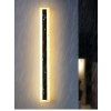 Černé LED moderní nástěnné svítidlo strip P 100cm/8cm (Barva světla Teplá bílá, Stmívatelnost Nestmívatelný, Výkon 30W)