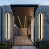 Černé LED moderní nástěnné svítidlo strip P 100cm/8cm