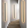 Černé LED moderní nástěnné svítidlo strip P 100cm/8cm