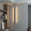 Černé LED moderní nástěnné svítidlo strip Z 150cm/8cm (Barva světla Teplá bílá, Stmívatelnost Nestmívatelný, Výkon 45W)
