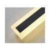 Černé LED moderní nástěnné svítidlo strip P 150cm/8cm