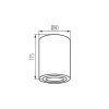216712 2 prisazene svitidlo bord xs dlp 50 b cerne