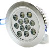 224 led vestavne bodove svitidlo 12x 1w tepla bila