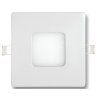 bílý vestavný LED panel 90x90mm (Barva světla Denní bílá, Stmívatelnost Stmívatelný, Výkon 3W)