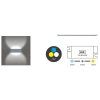 231600 6 led venkovni svitidlo 12w brick zfp12 bi ip65 cct