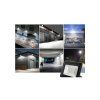 231876 4 cerny led reflektor 12v ac dc 50w denni bila