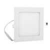 Bílý vestavný LED panel 166x166mm 12W teplá bílá