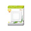 Bílý vestavný LED panel 166x166mm 12W teplá bílá
