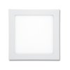Bílý vestavný LED panel 166x166mm 12W teplá bílá