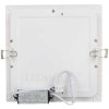 Bílý vestavný LED panel 225x225mm 18W teplá bílá