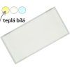 273 12 stmivatelny stribrny podhledovy led panel 600x1200mm 72w tepla bila
