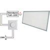 273 13 stmivatelny stribrny podhledovy led panel 600x1200mm 72w tepla bila