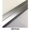 273 16 stmivatelny stribrny podhledovy led panel 600x1200mm 72w tepla bila