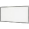 Stmívatelný stříbrný podhledový LED panel 600x1200mm 72W teplá bílá