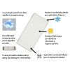 273 5 stmivatelny stribrny podhledovy led panel 600x1200mm 72w tepla bila