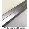 stříbrný podhledový LED panel 600x600mm (Barva světla Denní bílá, Stmívatelnost Stmívatelný, Výkon 48W)
