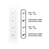 281549 3 led stmivatelna stolni lampa 8w 11w 700lm cct bila