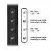 281552 7 led stmivatelna stolni lampa 8w 11w 700lm cct cerna