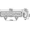 287 led pracovni svetlo 72w bar2 10 30v