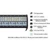 292 9 led pracovni svetlo 72w bar 10 30v