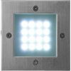 Vestavné venkovní LED osvětlení do zdi 105x105mm Index (Barva světla Teplá bílá, Stmívatelnost Nestmívatelný, Výkon 1W)