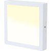 Bílý přisazený LED panel 300x300mm (Barva světla Teplá bílá, Stmívatelnost Stmívatelný, Výkon 25W)
