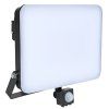 Černý LED reflektor FIST 5000K IP65 s pohybovým čidlem (Barva světla Studená bílá, Stmívatelnost Stmívatelný, Výkon 100W)
