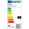 Stříbrný vestavný LED panel 620x620mm 45W denní bílá 4300lm