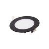 BLN6 LED panel kulatý 120mm černá (Barva světla Denní bílá, Výkon 6W)