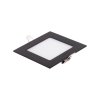 BSN6 LED panel čtverec 120x120mm černá