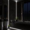 LED profil P11-3 voděodolný rohový stříbrný (Délka 1m, Typ Profil bez krytu)