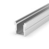 LED profil P24-1 pochozí vysoký stříbrný (Délka 1m, Typ Profil bez krytu)
