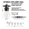 LED světelný řetěz STL10M 10m, LED světelný řetěz STL10M 10m 10W