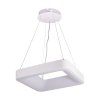 LED svítidlo ZULU hranaté bílé závěsné (Barva světla CCT Smart, Stmívatelnost Stmívatelný, Výkon 32W)
